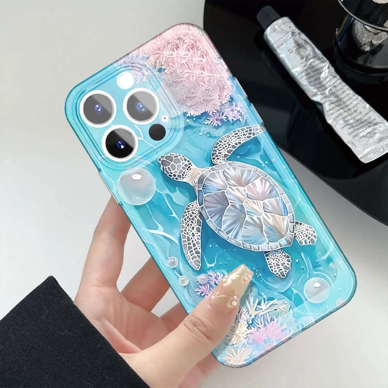 حافظة لهاتف آيفون 17 Air 16 16e 15 14 13 12 11 Pro Max 8 7 Plus غطاء نسيج شيفون