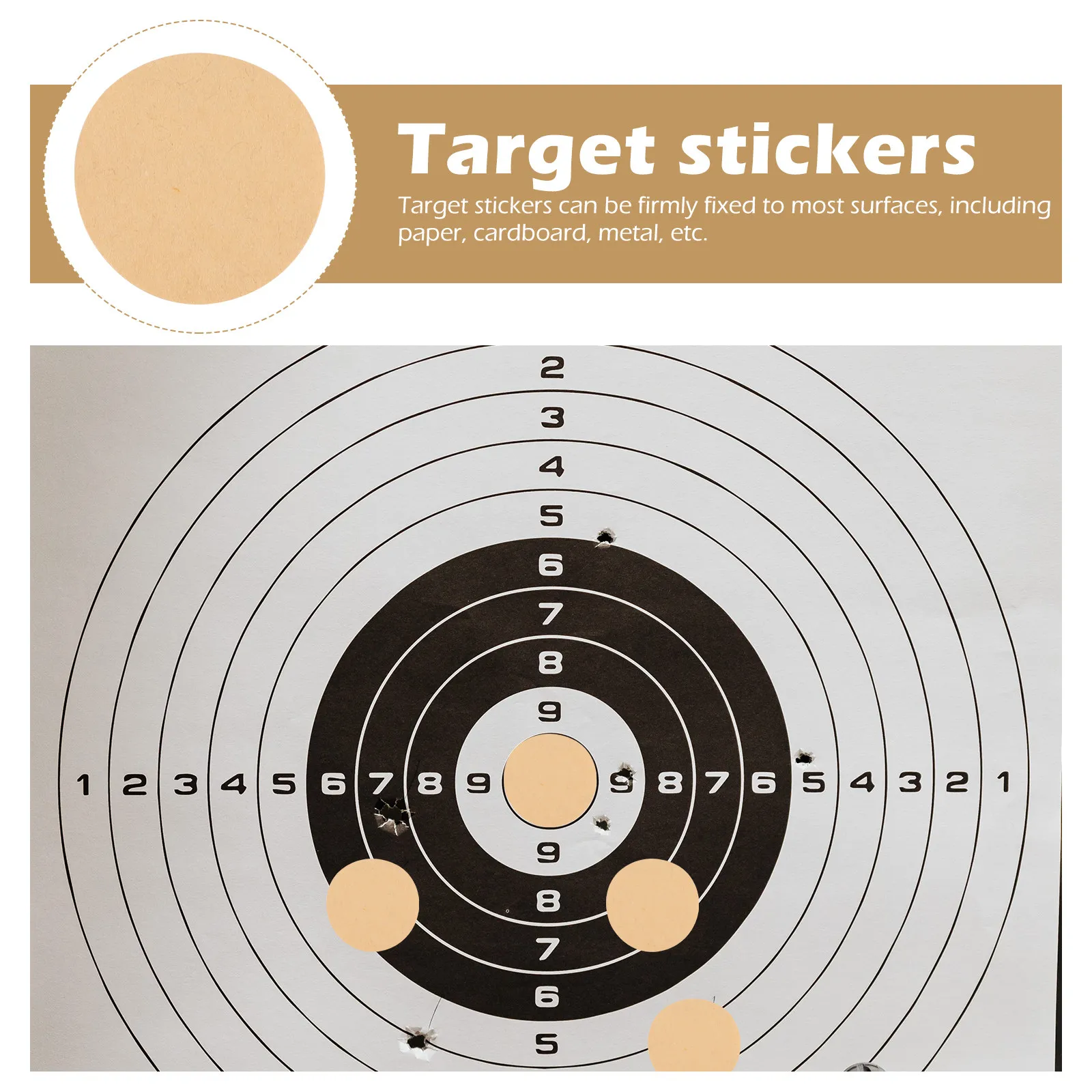 

Рулонные мишени для стрельбы ярких цветов, профессиональные клейкие этикетки для тактических тренировок, легкие, удобные для хранения