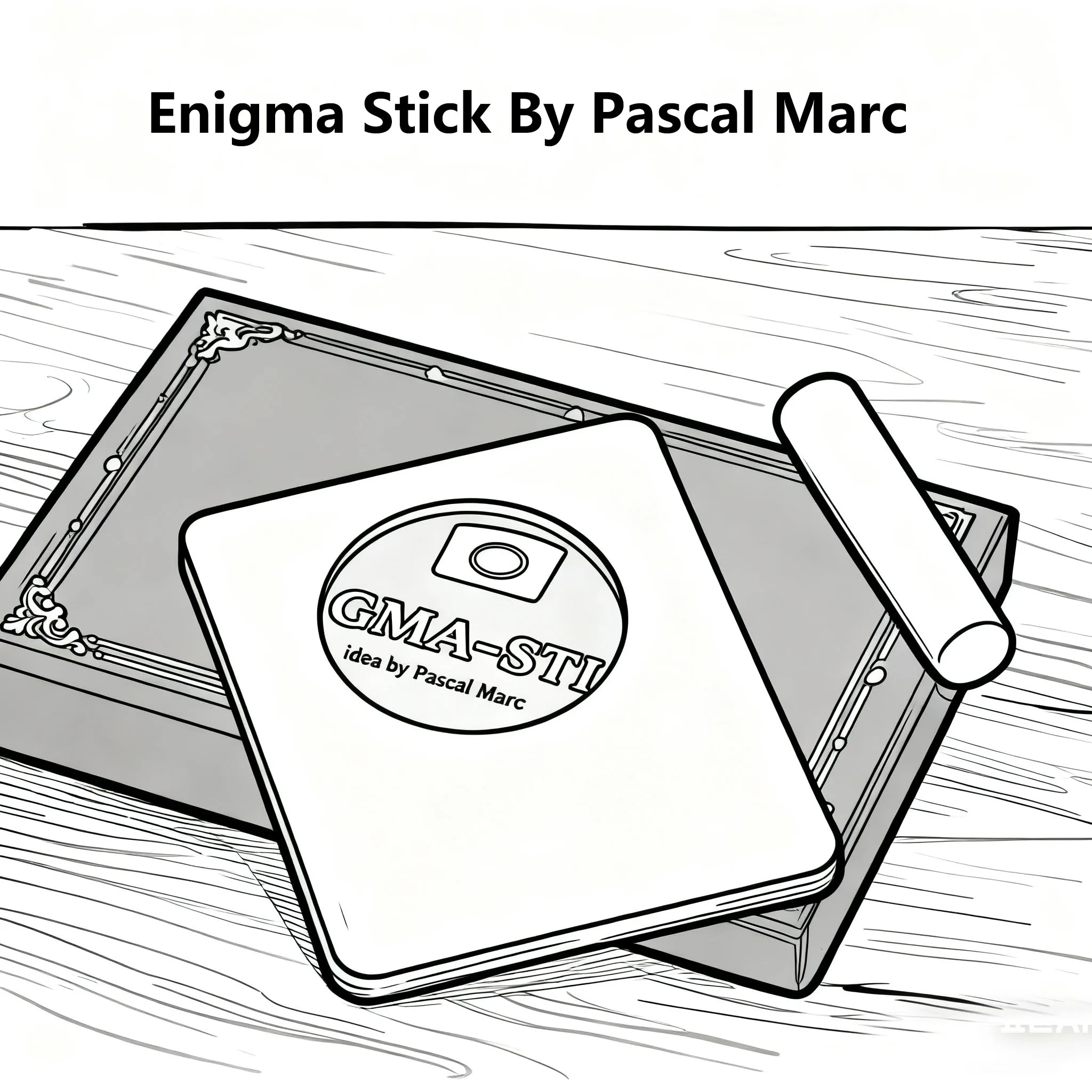 Enigma Stick By Pascal Marc Magic Tricks Close Up Street Magic Props Illusions Magician Funny Party Magia  Mentalism