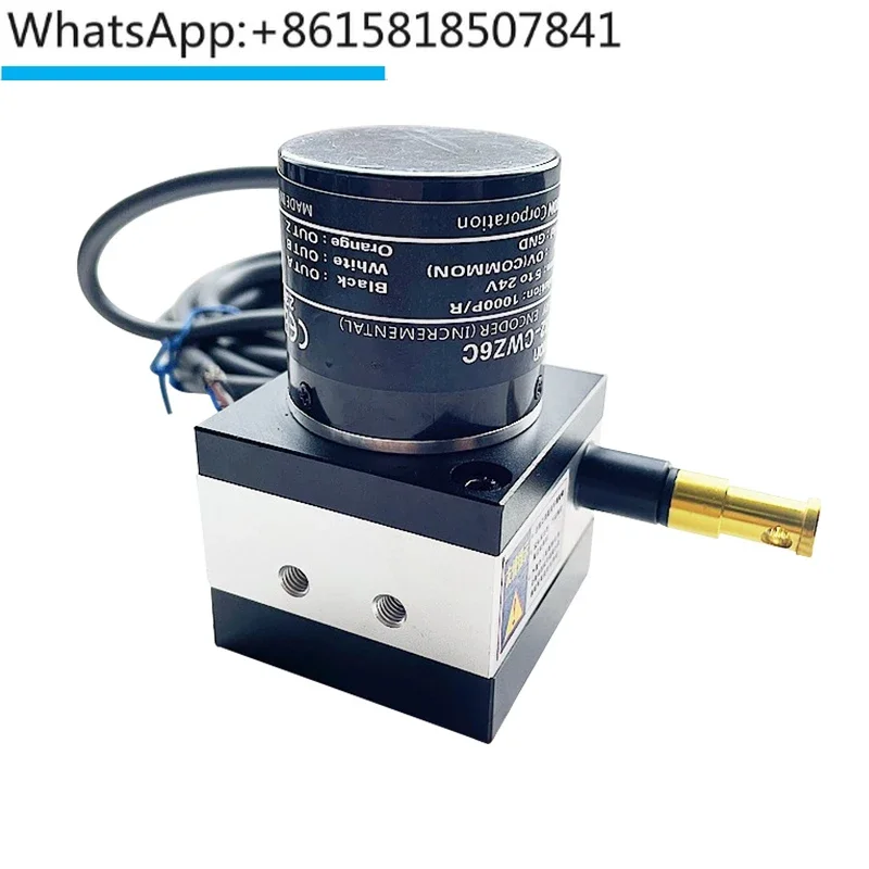 Wire Displacement Sensor High Precision Distance Measuring Cylinder Gate Machine Wire Type Electronic Ruler Encoder