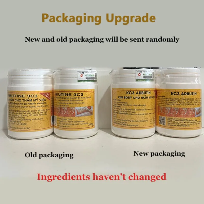 Kem Body Abutine 3c3 Crema schiarente per la pelle Kaki Trng Arbutina 3c3 HLozione per il corpo Hàng Thai