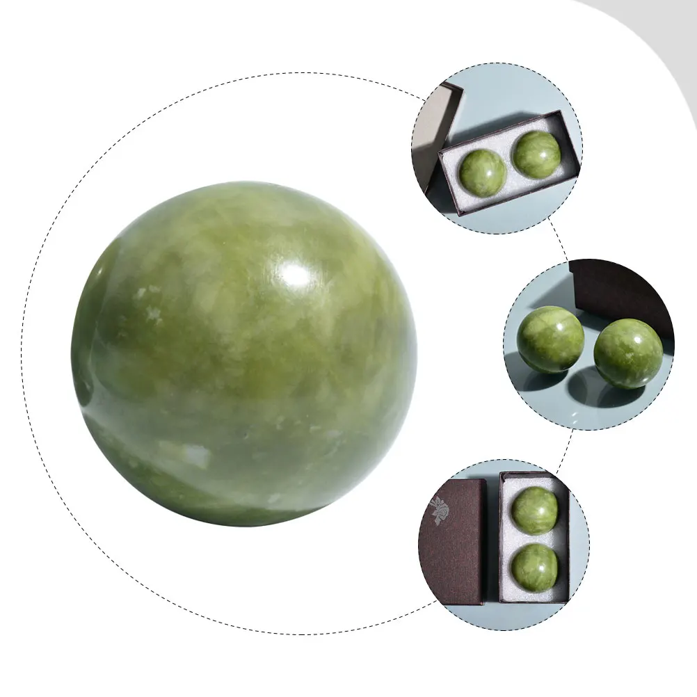 

Hand Exercise Balls Made of Premium Jade Material for Massaging Fingers and Palms Health Rolling Balls for Daily Fitness