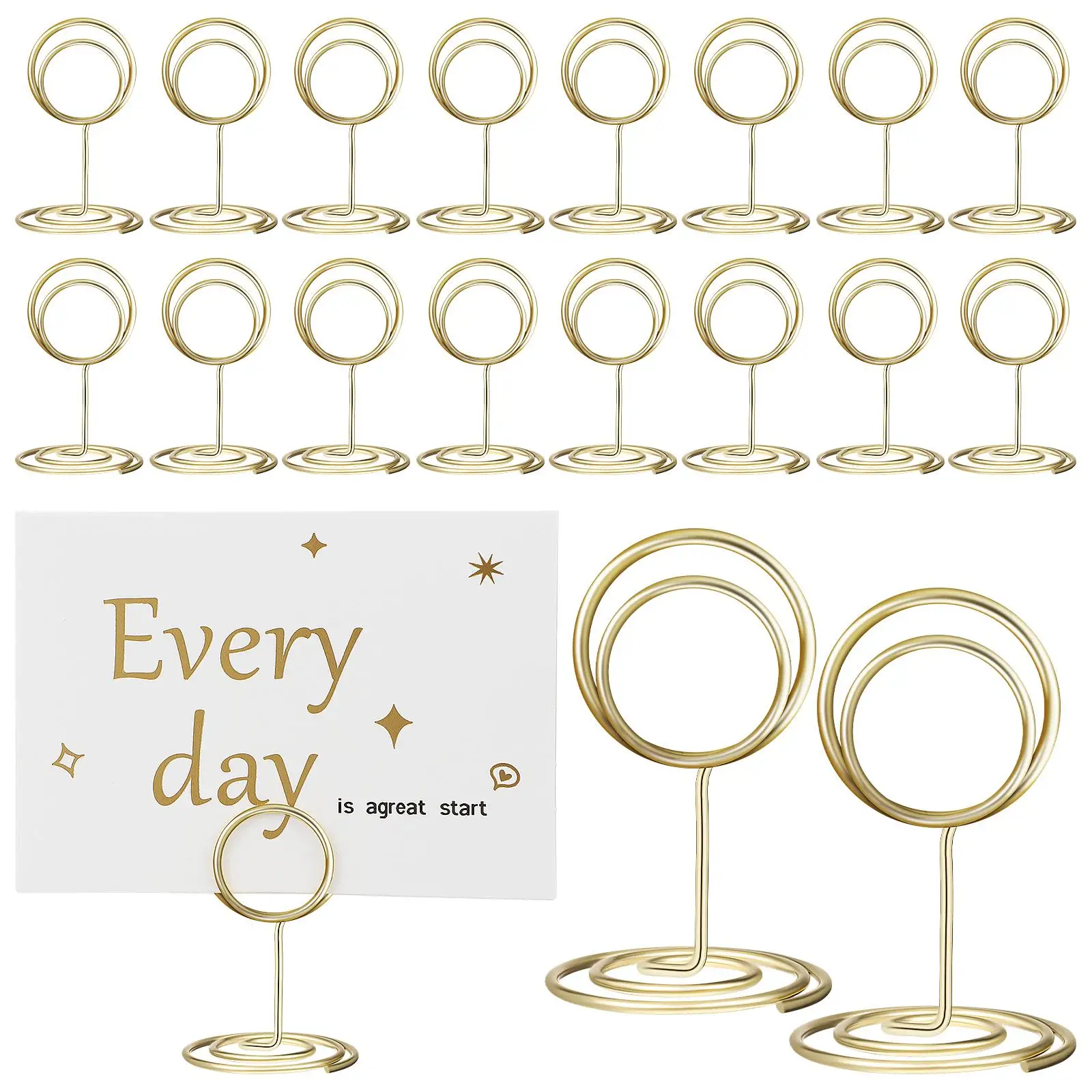 

20 Pcs Heart Shape Table Number Holders Greeting Card St Photo Clips Mini Tongs Paper Display Wedding Party Use