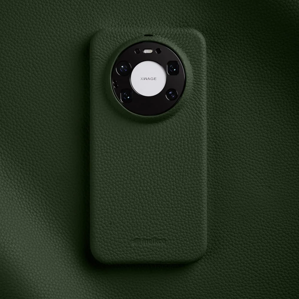 

Genuine Cowhide Leather Litchi Back Case For Huawei Mate80 Pro Max 80 Pro 80 Skin-feel Business Cover