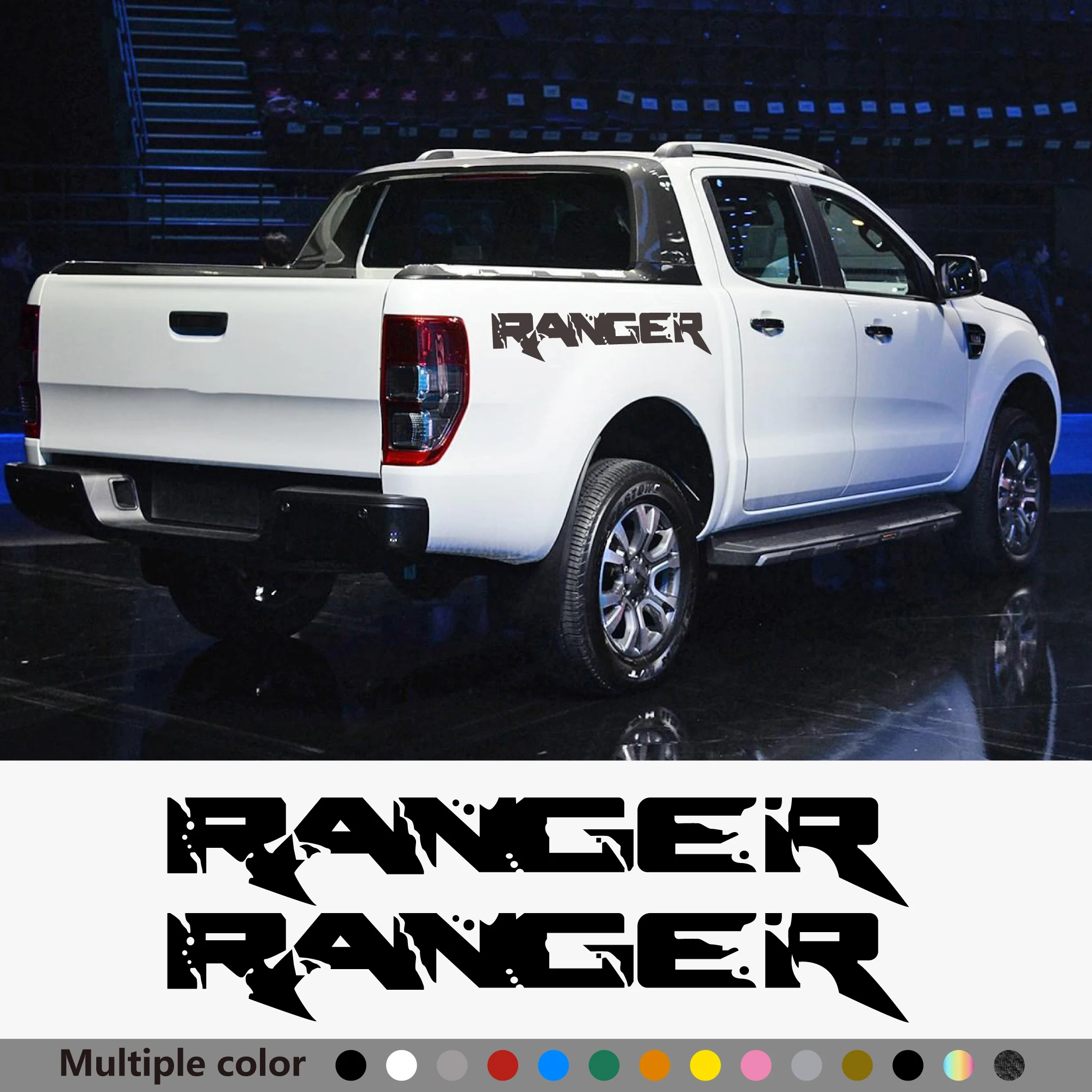 

2 шт., наклейки на багажник пикапа, для Ford Ranger