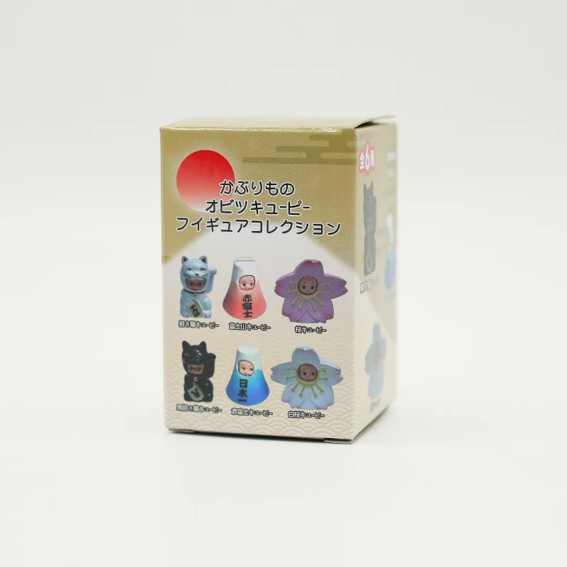 اليابان Kewpie عبر خلع الملابس دمية صندوق أعمى اللعب محظوظ القط فوجي جبل زهر الكرز جمع الحلي هدايا الاطفال