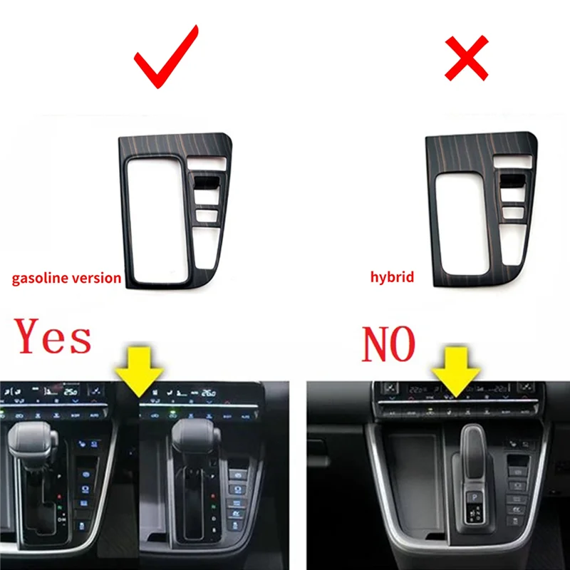

Reliable-For Toyota Voxy Noah 90 Series 2022 Fuel Center Control Gear Shift Panel Frame Cover Protective Trim RHD Carbon-ABIQ
