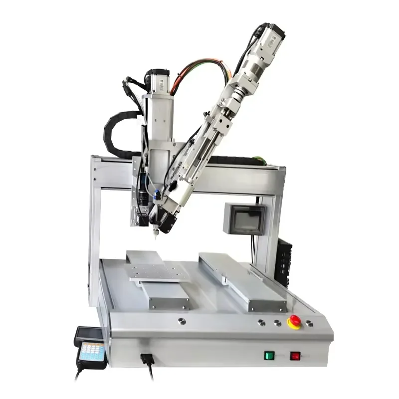Automatic Two Component Mixing Glue Dispensing Machine for High Viscosity AB Epoxy Small Dose 220V