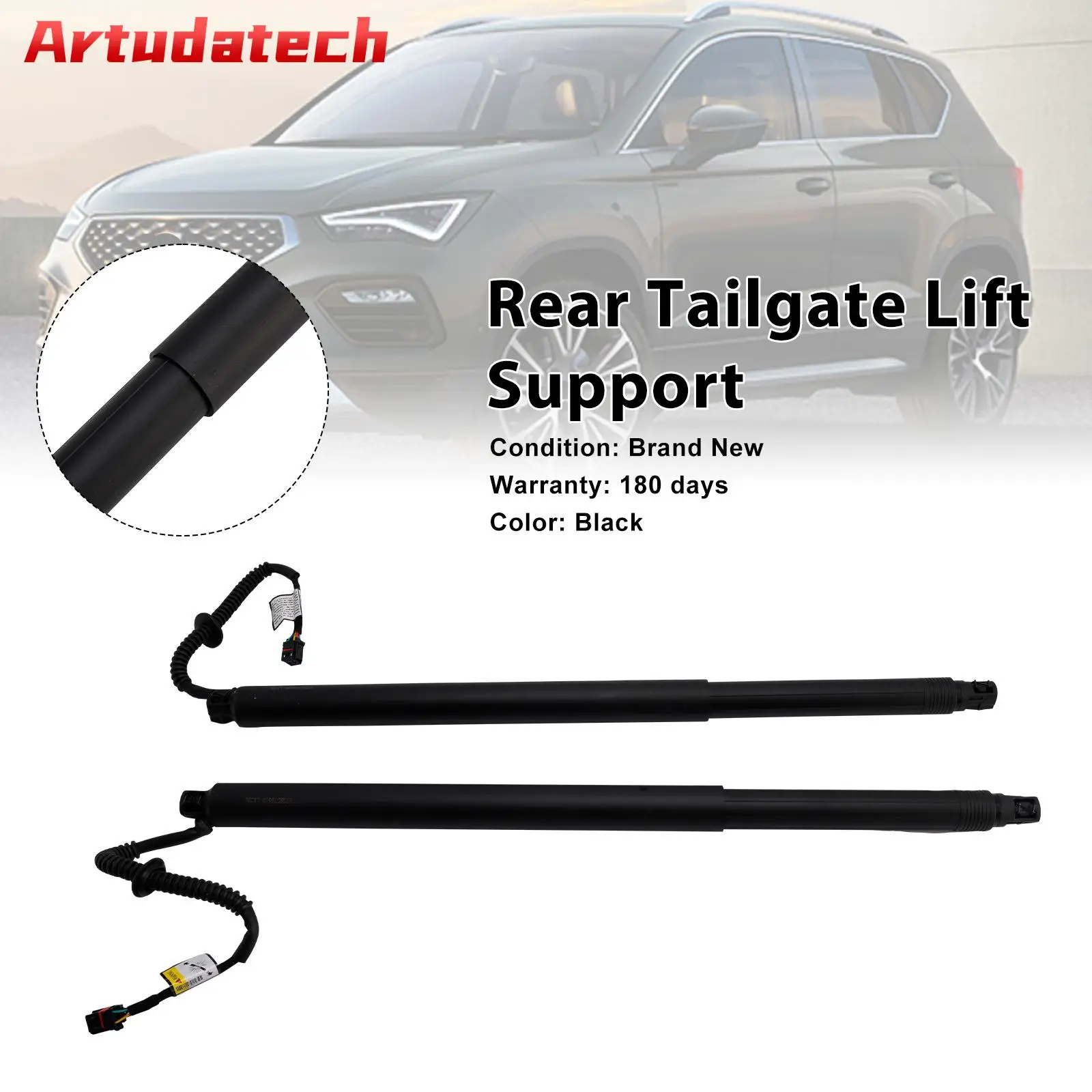 Artudatech Electric Tailgate Boot Struts 575827852D Fit for Seat Ateca 2016-2018 2019 2020 2021 2022 2023 2024 2025 575827851D