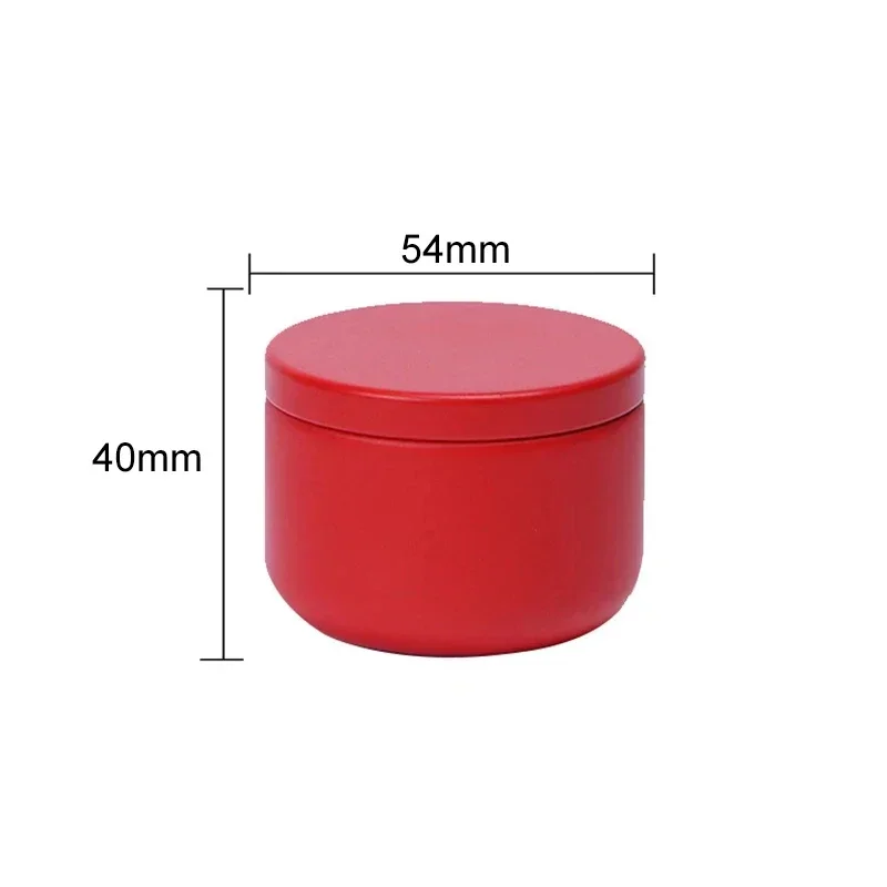 12pcs Round Candle Tin Metal Tea Jars With Lids Travel Empty Cream Cosmetic Storage Container Aromatherapy Sealed Metal Can