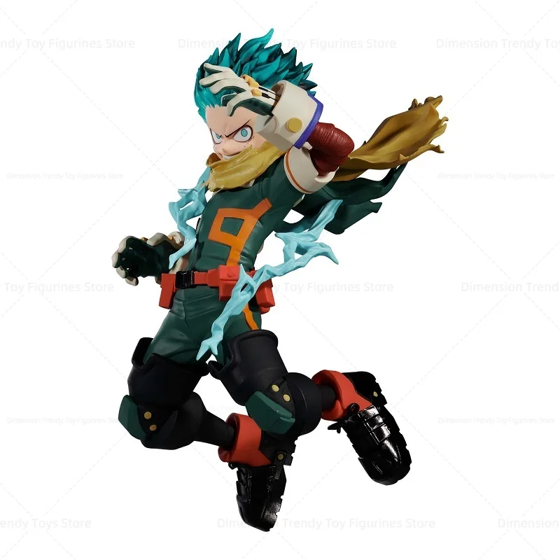 Em estoque bandai banpresto anime meu herói academia os heróis incríveis mais izuku midoriya pvc figuras de ação modelo brinquedos figura dt