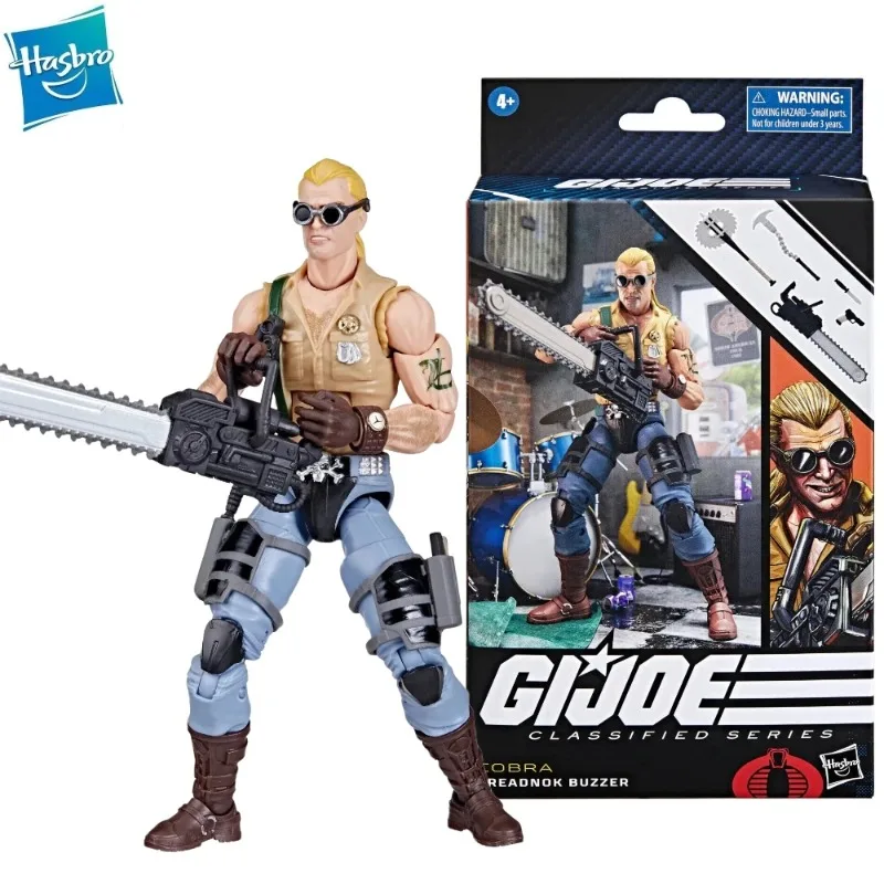 

Hasbro in stock G.i. Joe GI Joe Classified Series 6" 106 Cobra Dreadnok Buzzer Action Figure Model Toy Collection Hobby Gift