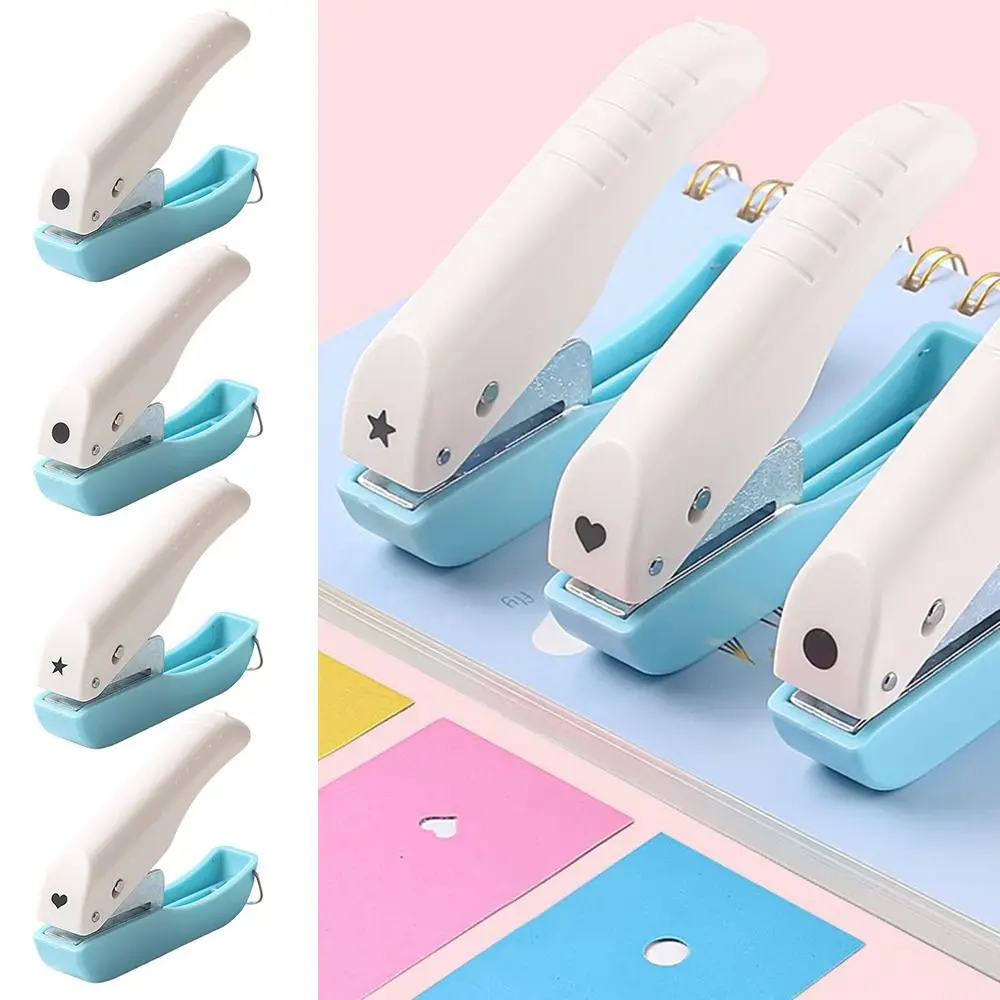 新型ハンドヘルドペーパーパンチングマシン 軽量4mmペーパーパンチャー ドキュメントカラーパンチングマシン タグ用