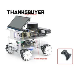 Ackerman/Differential Omni  Mecanum Wheel  ROS Car Robot Car Assembled w/ Depth Camera Voice Module N10 Lidar LubanCat 1S