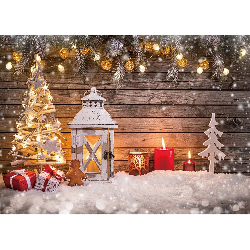 크리스마스 테마 사진 배경 눈사람 크리스마스 트리 어린이 초상화 배경 사진 스튜디오 소품 211001 YXX-92