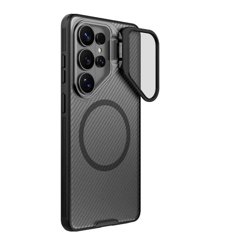 

For Samsung Galaxy S26 Ultra 5G Nillkin Magnetic Case Soft Frame Matte Camshield Prop Magsafe Lens Protection Back Cover Cases