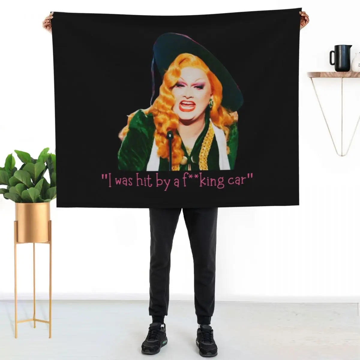 

Jinkx Monsoon drag queen Quote T jinx monsoon Throw Blanket Warm Flannel Blanket for Couch Chair Bedroom