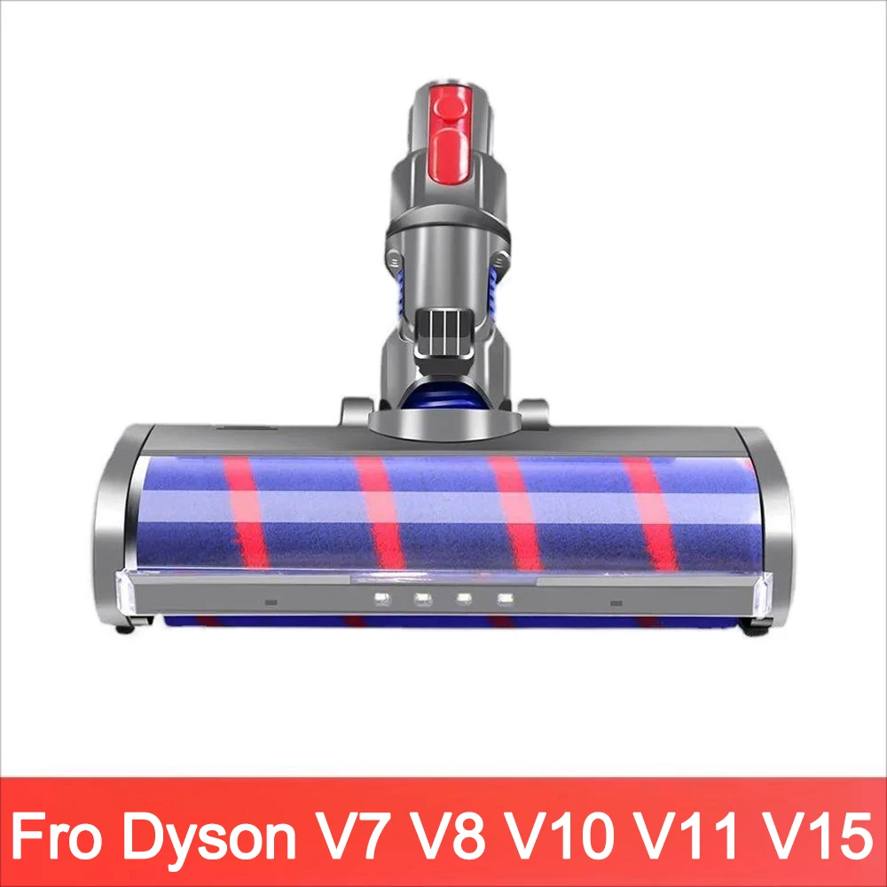 

Replacement Soft Roller Cleaning Brush Head Floor Brush Accessories For Dyson V7 V8 V10 V11 V15 Series with Quick Release