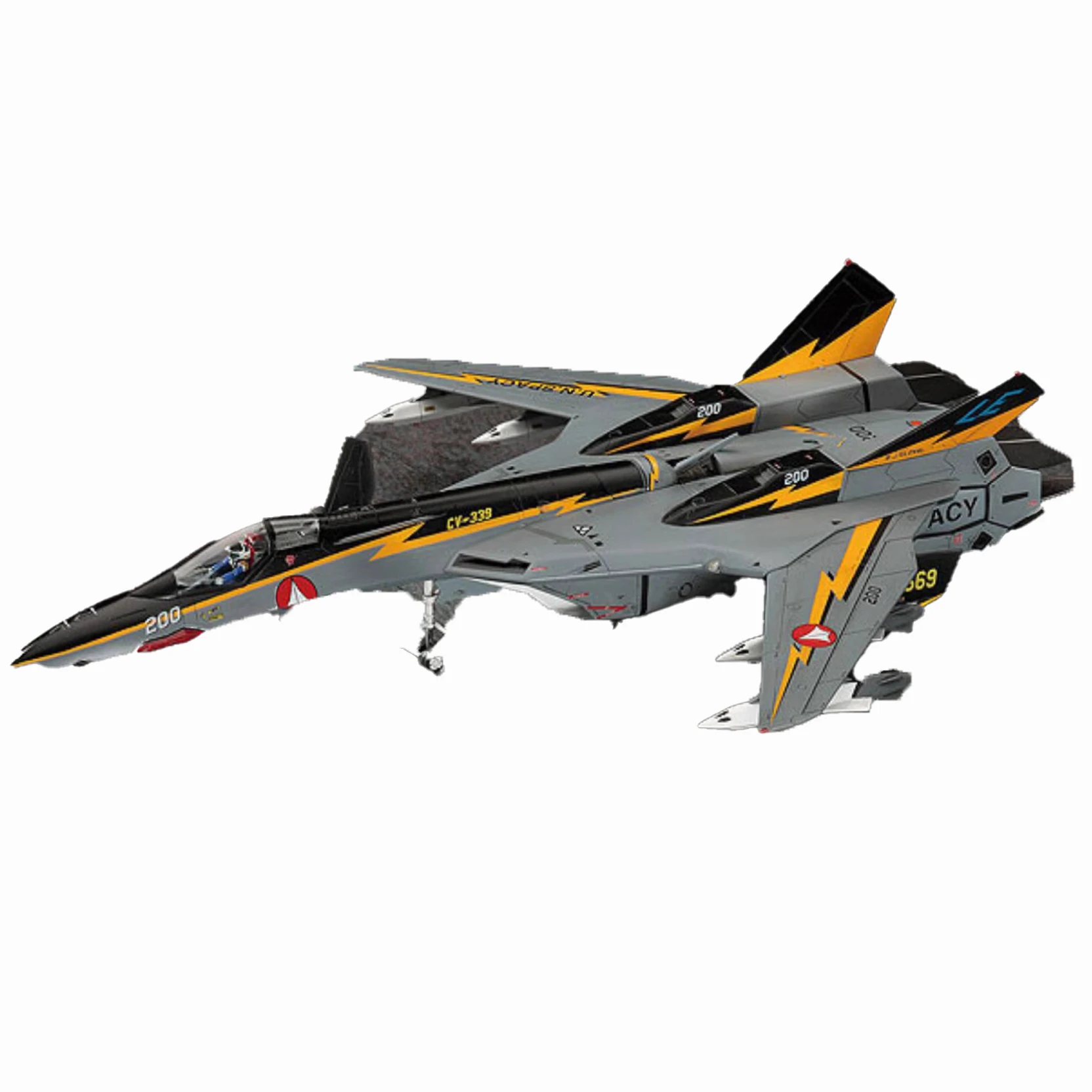 In Stock Original Hasegawa VF-19A 65799 1/72 Super Dimension Fortress Macross VF-X2 VF-X SVF-569 Ravens Assembled Model Toy