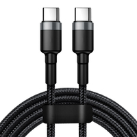 120W Fast Weave Charger PD Quick Charging High Quality USB C TO USB Type C Cable For iPhone 15 Plus Pro Max Samsung S24 2m 1.5m