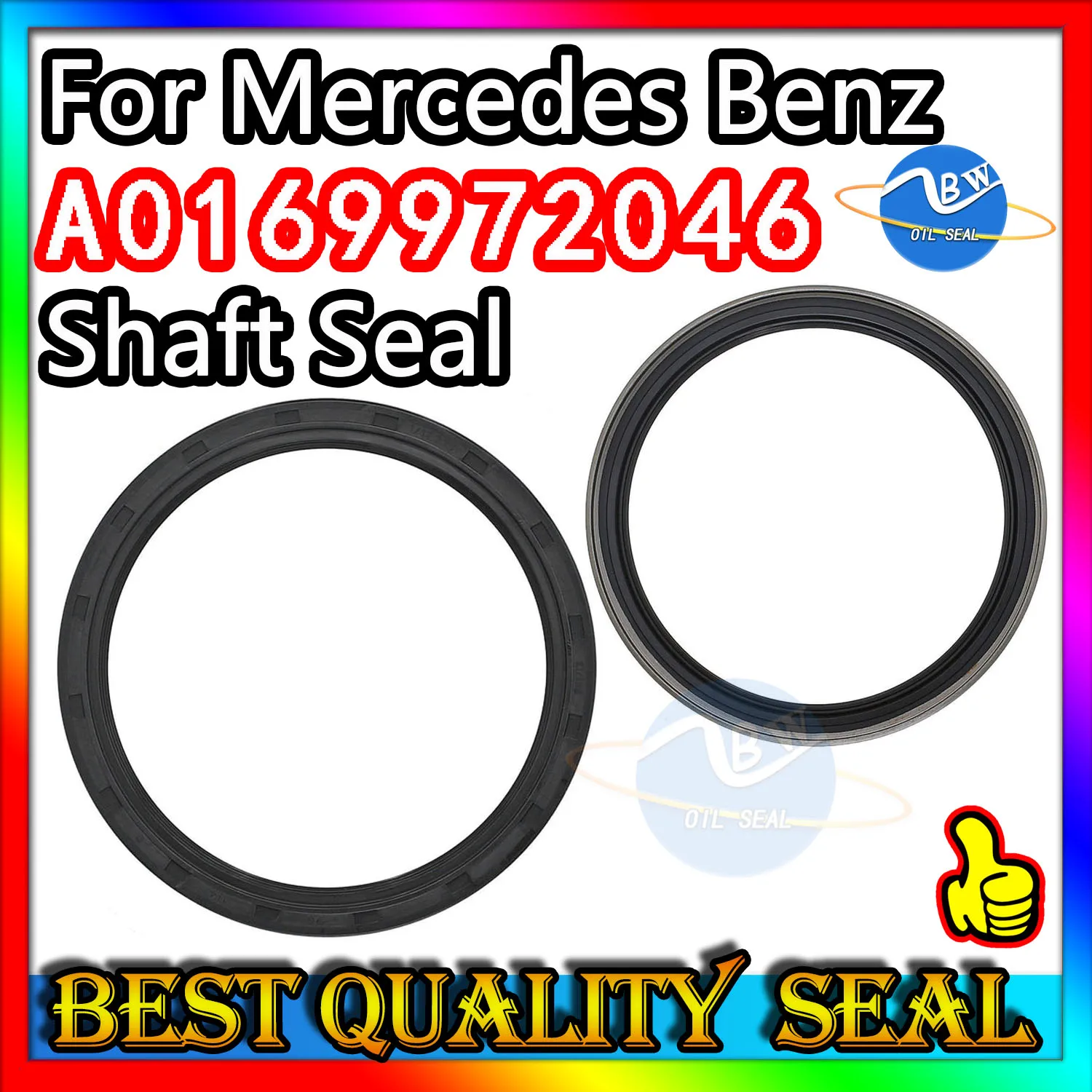 Crankshaft seal A0169972046 For Mercedes Benz GLC 250 D Engine Timing Cover Ring M651 M654 M656 Hydraulic Metal Shim Gasket