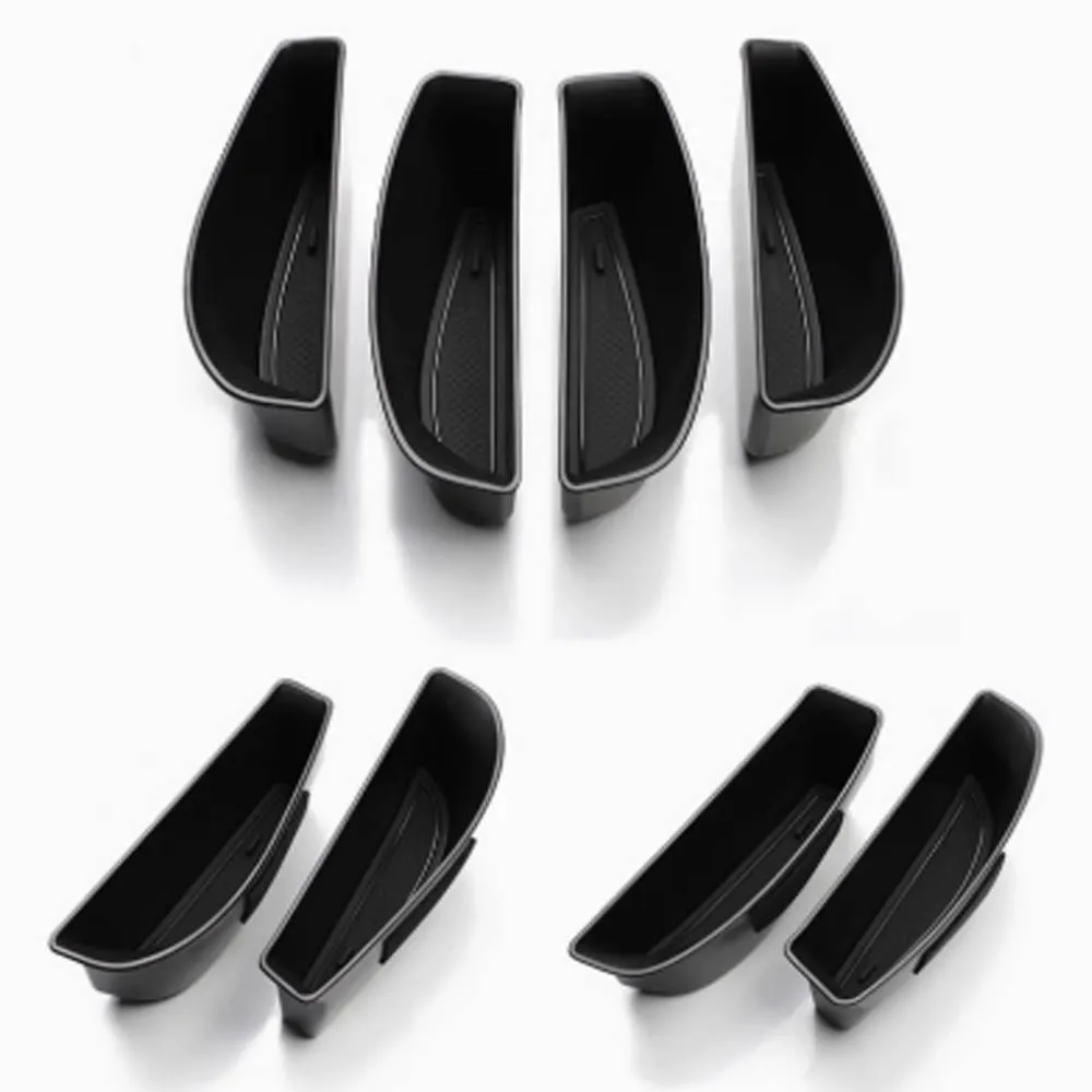 ل VW ID.4 ID4 ID 4 مقبض باب السيارة صندوق تخزين الباب مسند الذراع حامل صينية المنظم اكسسوارات ترتيب #3