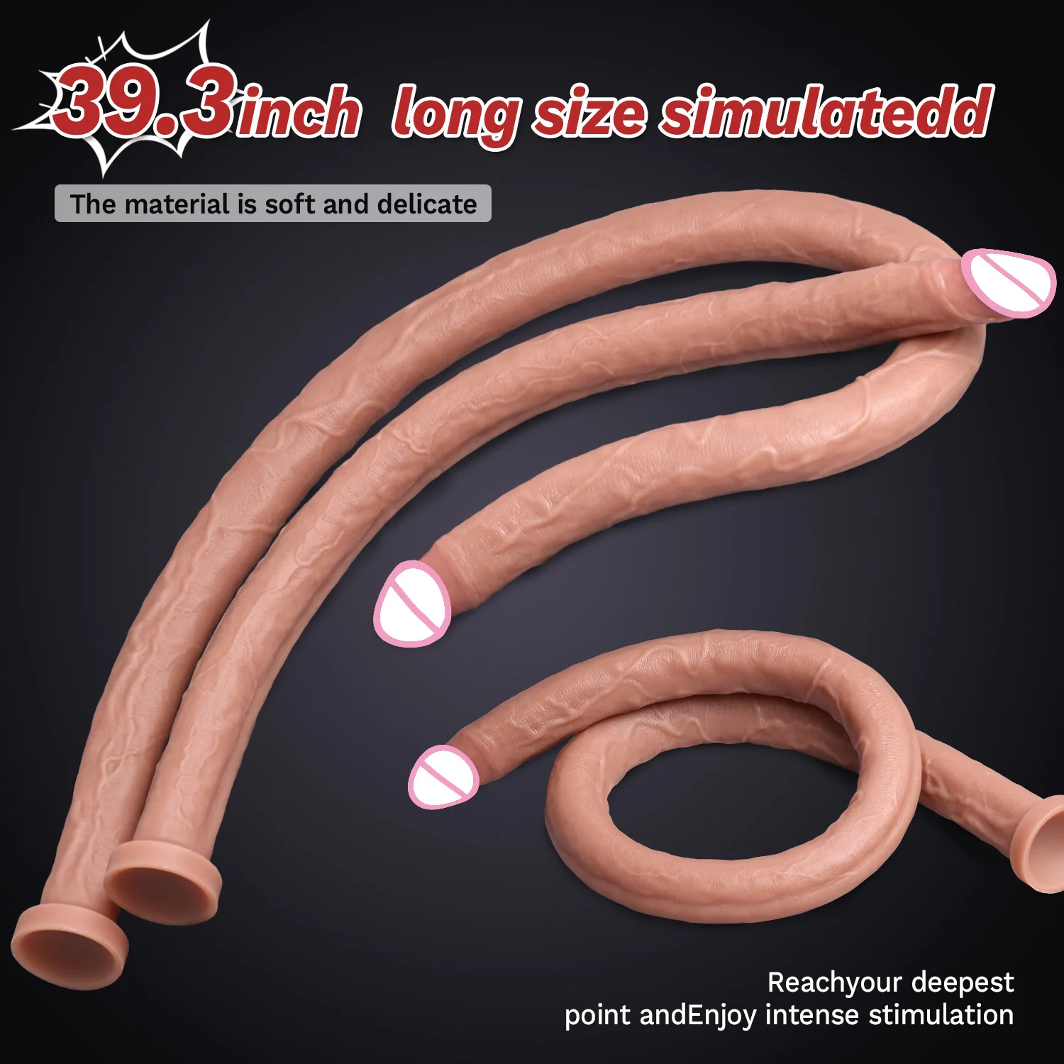 Dildo Sex Toys for Women Wearable Strapon Dildo Realistic Silicone Anal Plug Soft Penis with Suction Cup Adult Masturbator 18+ view 6