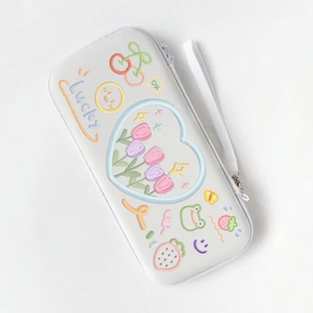 Torba do przechowywania kwiatów tulipana na przełącznik Nintendo wodoodporna twarda skorupa NS konsola Nintendo Switch akcesoria do gier futerał do przenoszenia