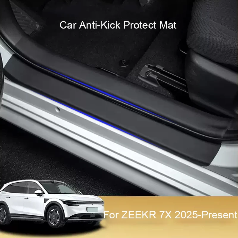 

Car B-Pillar Door Anti-Kick Protect Pad For ZEEKR 7X 2025-Present Trunk Anti-Dirty Scratch Resistant Auto Interior Accessories