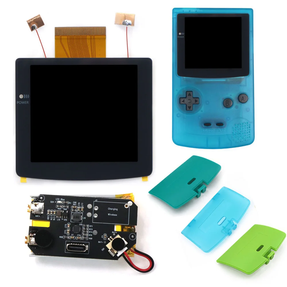 hispeedido-28-laminated-ips-lcd-screen-backlight-with-usb-c-rechargeable-battery-desaturation-for-gameboy-color-gbc-no-solder
