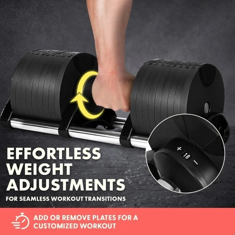 Large Large Fitness Equipment 70 Lbs Adjustable Dumbbell Weight Set User-friendly Easy to Use - Aliexpress Deal