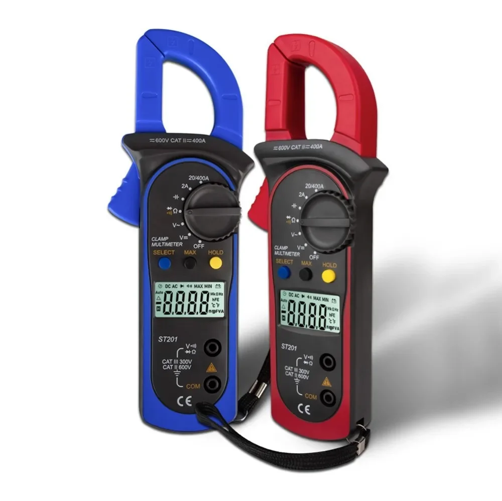 ANENG ST201 Digital clamp meter AC/DC digital clamp multimeter high-precision voltage and current meter measuring instrument