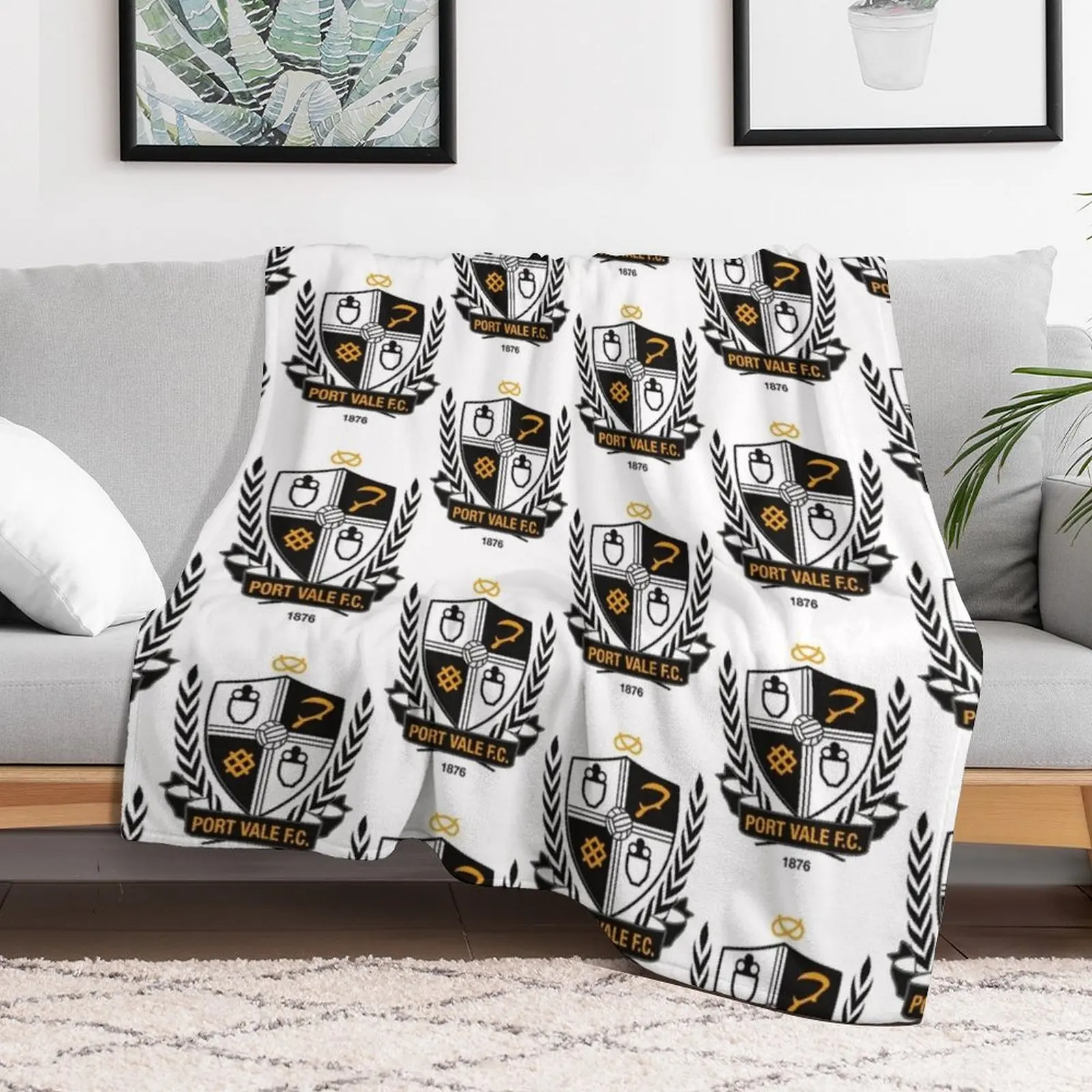 

PORT VALE FAN CLUB Throw Blanket Luxury Luxury Designer Picnic Blankets