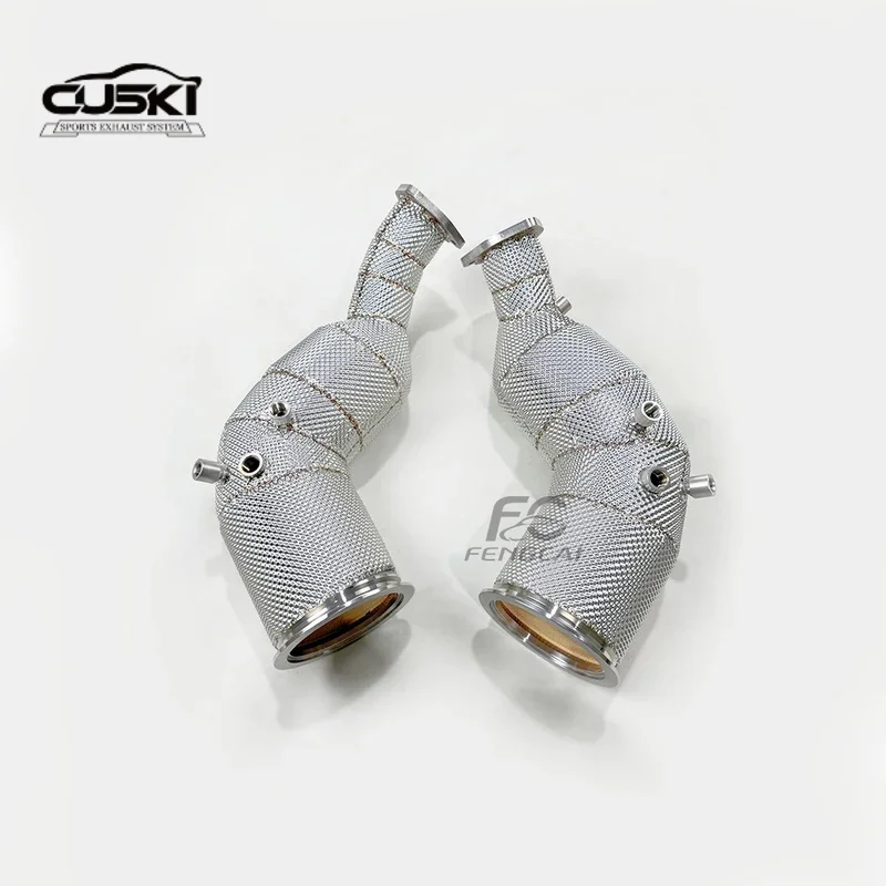 

Каталитический преобразователь, коллектор, подходящий для выхлопной системы Audi RS6 C8 4.0T 2020-2024 из нержавеющей стали