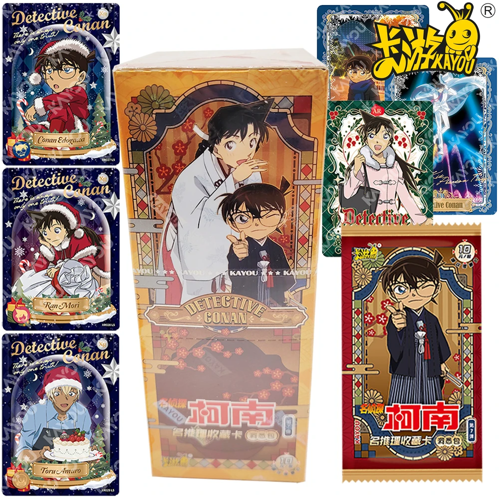 Original Kayou Detective Conan Limited Card Children's Collection Christmas Gifts Anime Character Kudou Shinichi Creative Card