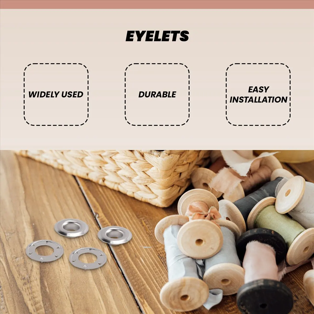 Occhielli ABQR SP6 - Confezione da 60 - Marine - Copertine per tende, barche e teloni