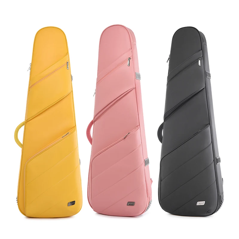 

Jinchuan Instrument Case Portable 41-inch Electric Bass Guitar Hardcase Performance Bag Thickened Oxford Acoustic Guitar Bag