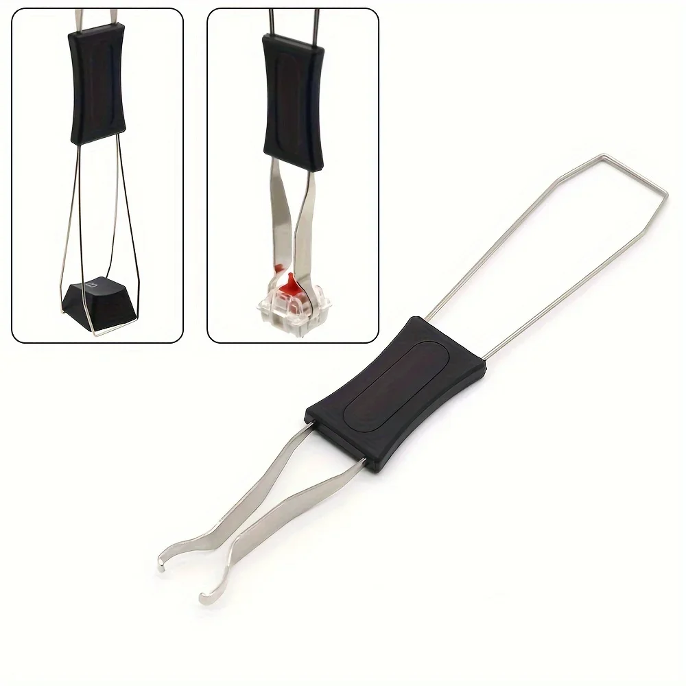 2 In 1 Keycap Puller Switch Puller Mechanical Keyboard Set Multipurpose Keyboard Puller for