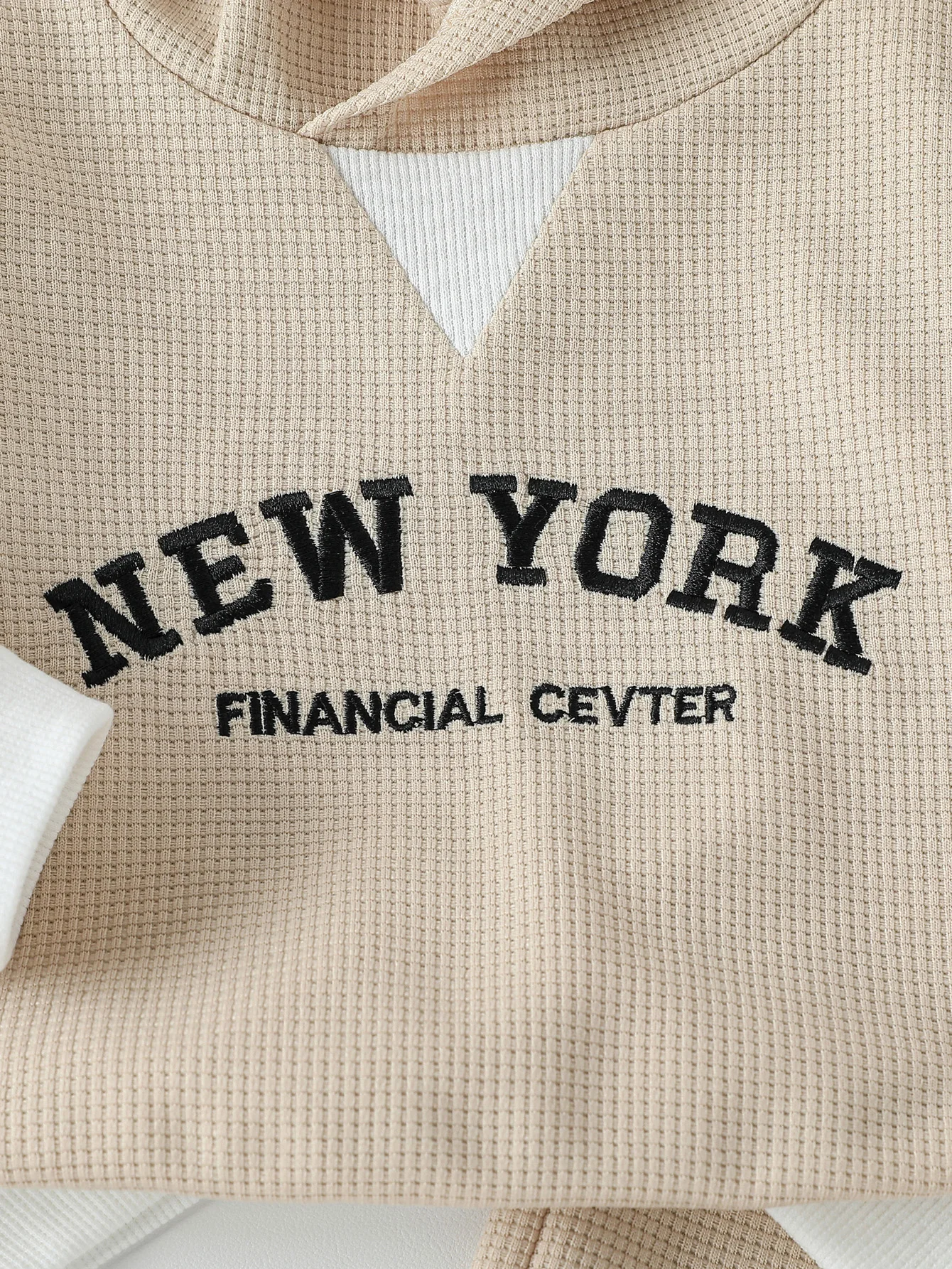 طفل الفتيان/الفتيات الخريف طويلة الأكمام طباعة رسالة ل 1-3Y طقم رياضي ربيع الخريف كنزة قطيفة سراويل للجري قطعتين