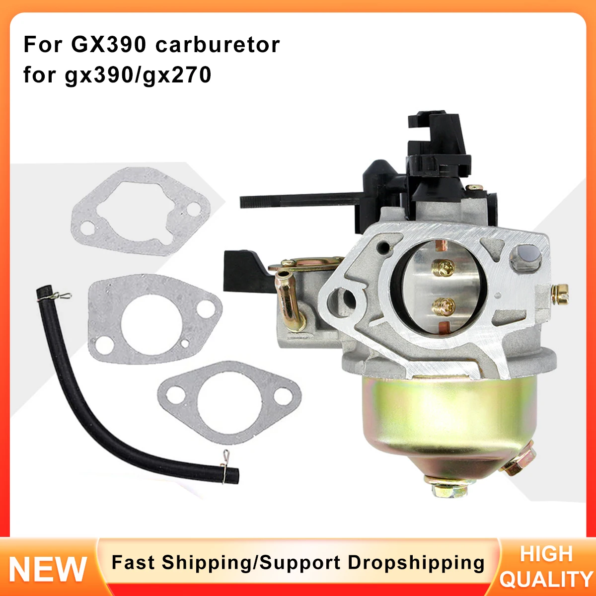 

Carburetor for Honda GX270 GX390 188F Engine, for 5KW 8KW Generator & Water Pump with Gasket