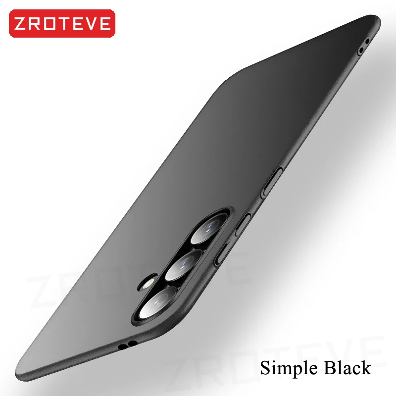 S24 Hülle Zroteve Slim Hard PC Matte Cover für Samsung Galaxy S24 Ultra S25 Edge S22 S26 Plus S20 S21 S23 FE S24+ Handyhüllen