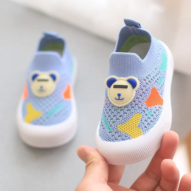 Baby Boys Girls Summer Mesh Shoes Outdoor Sports Shoes Breathable Walking Shoes Kids Anti-slip Soft Sole Unisex Casual Sandals