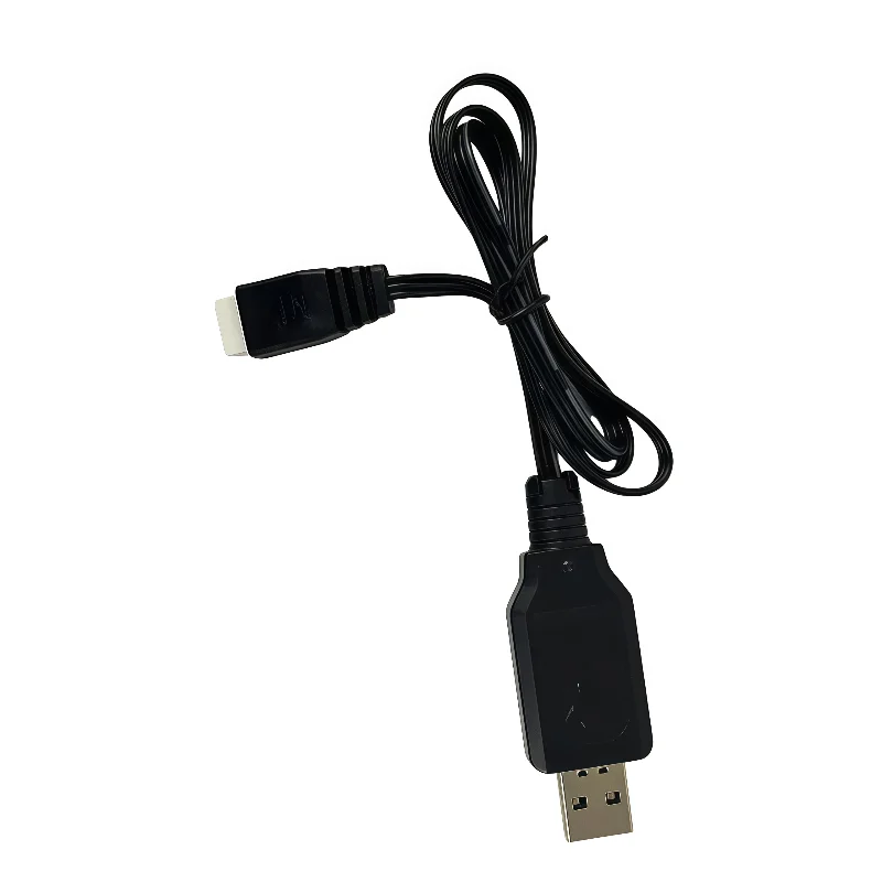 Bateria de lítio 7,4V, cabo de carregamento USB, controle remoto para carros, brinquedos, aviões e outros carregadores, universal