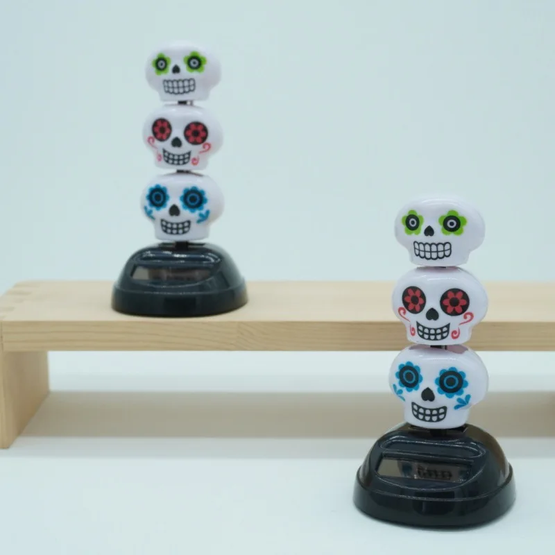 

Halloween Solar Decor, Triple-Section Swaying Ghost for Car Home Garden, Spooky Party Ornament