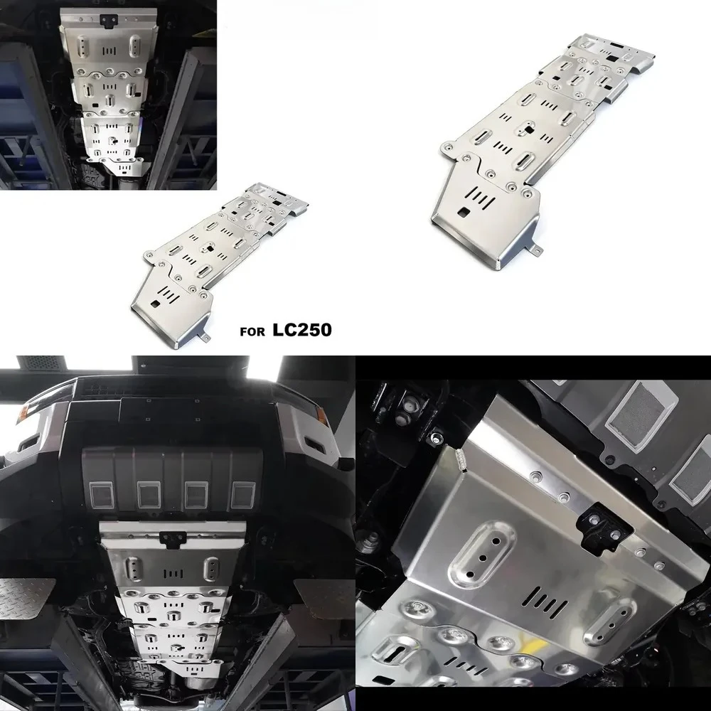 5MM/8MM Magnesium-Aluminum Underbody Engine Guard Chassis Protection 4x4 Offroad Accessory Skid Plate for LC250 2024+