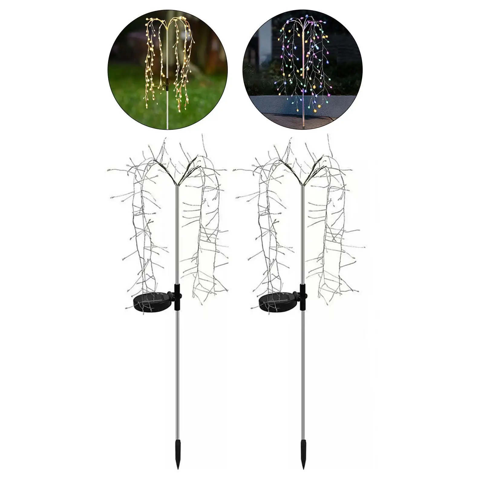 Solar Garden Stake Lights Party Balcony Walkway Home Solar Tree Stake Lights