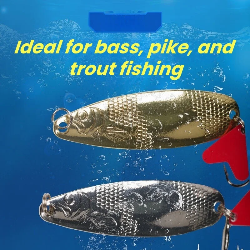 釣りルアーキット 16 個セットトローリングジギングルアー金属スプーン低音パイククランクタックルアクセサリーボックスワブラーキット