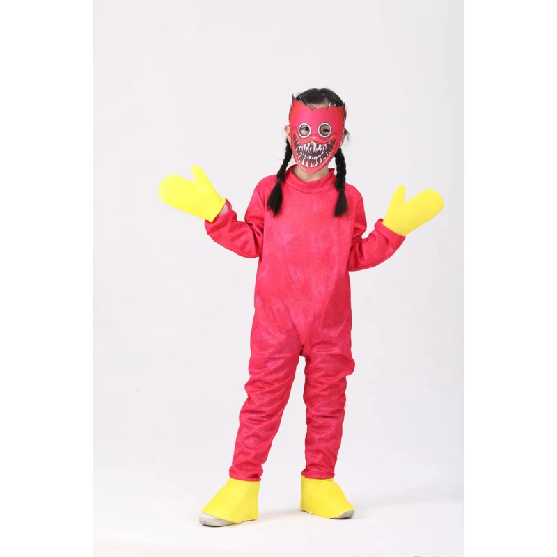 Huggy cosplay costume set for boy girl Bobbi plush sausage weird plush latex headgear funny Hami Vagi party dress up gift oi9336