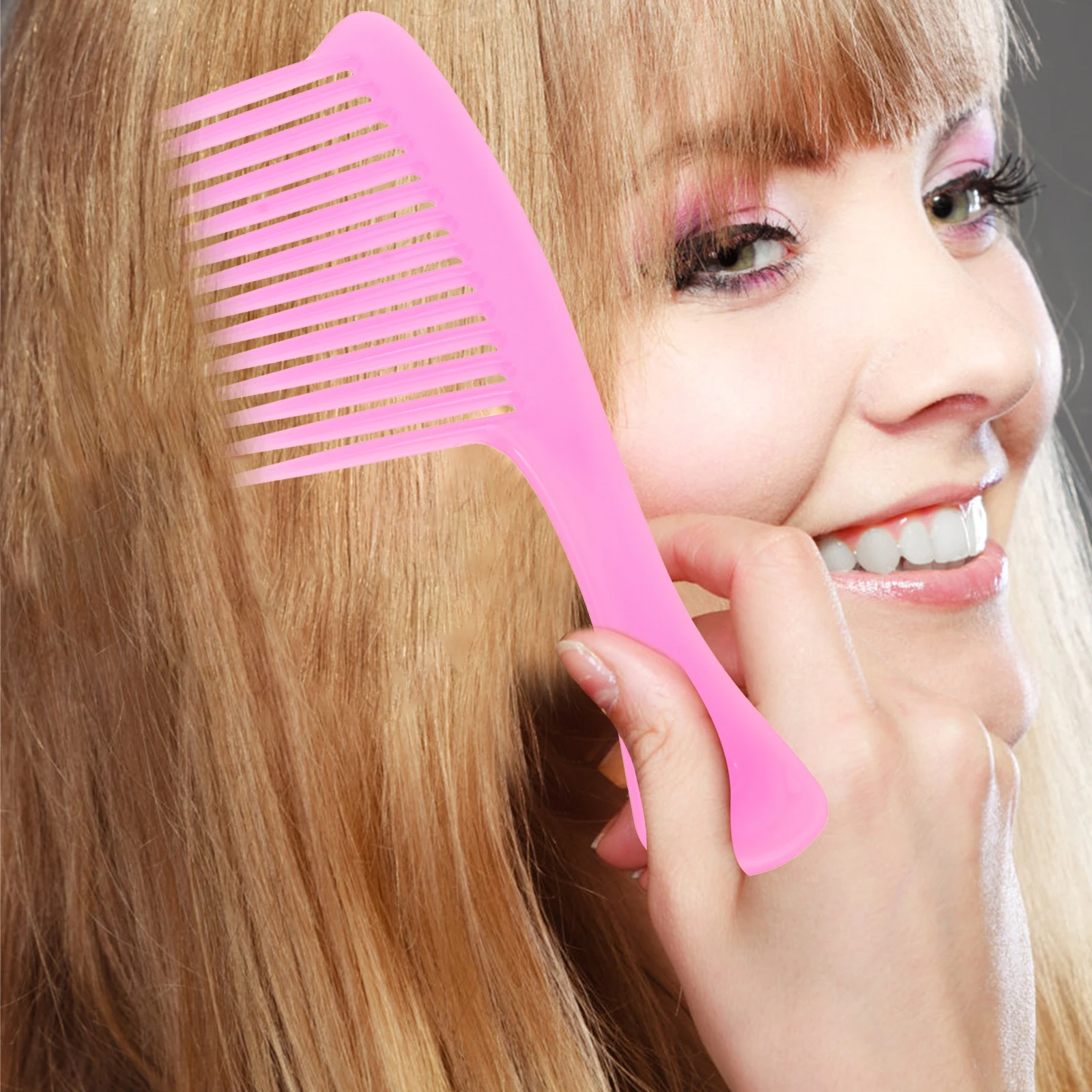 

3 Pcs Comb Smooth Hair Cutting Tool Hairdressing Decor Broadsword Device Parting Fashion for Salon Woman