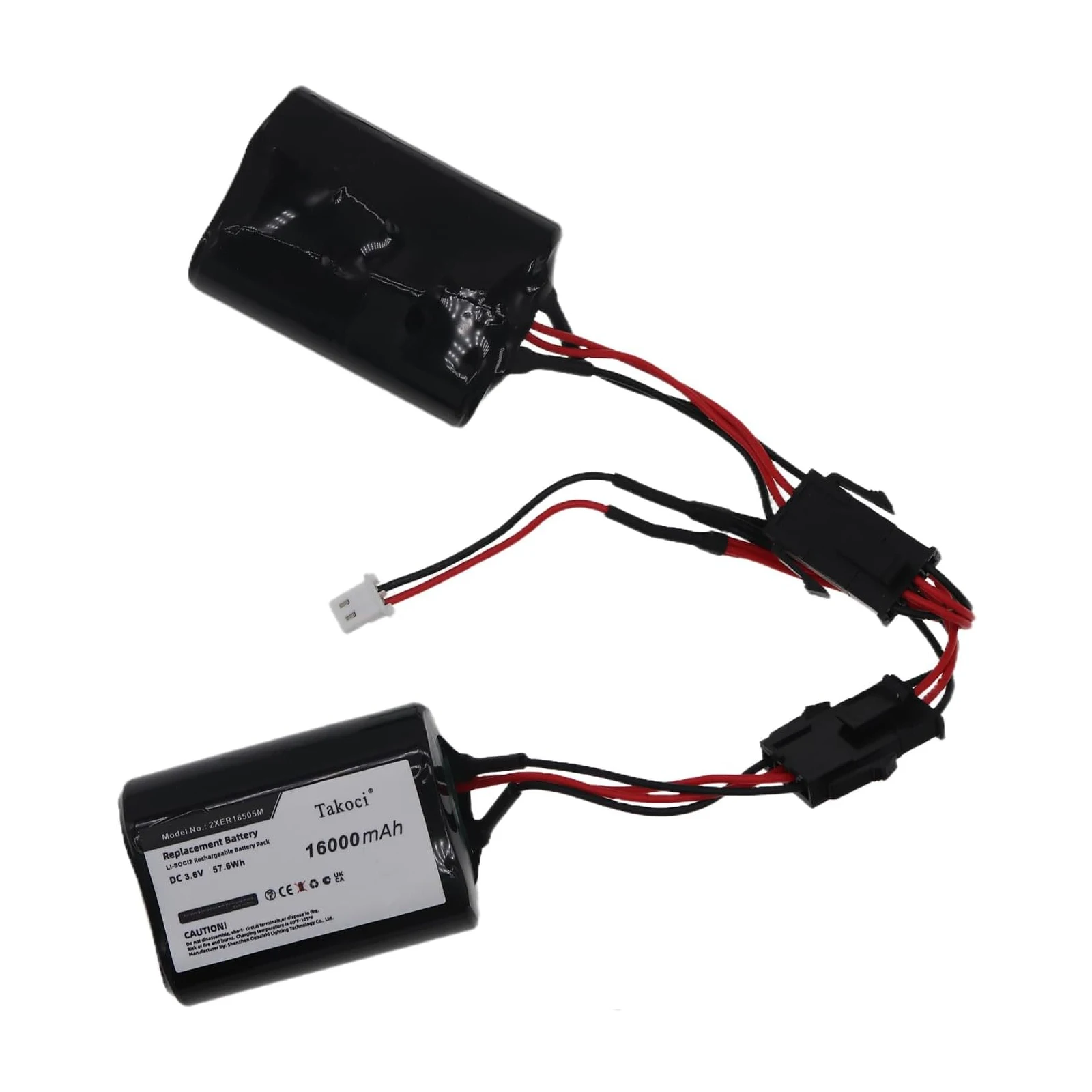 

Replacement Battery 16000mAh for Visonic, DSC, TYCO MCS-720B, Siren Res Fire, Burg Siren, PG9901 2XER18505M, 103-304742